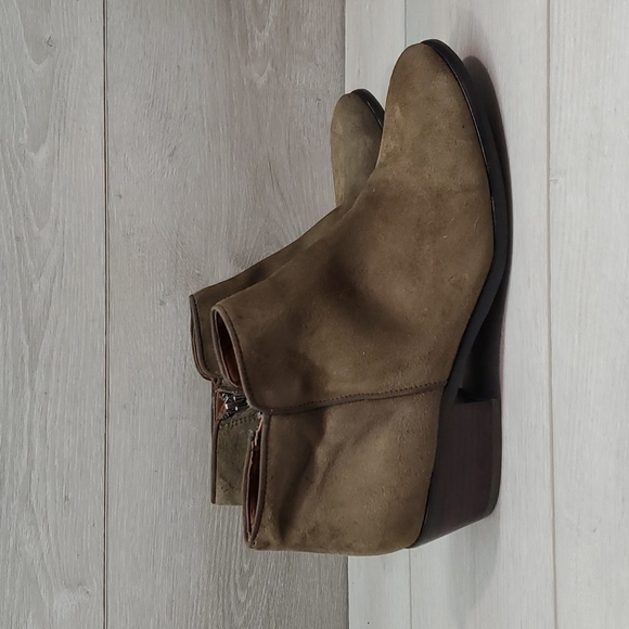 Sam Edelman Petty Green Womens Suede Heels Boots shoes sz 8 - Picture 2 of 13